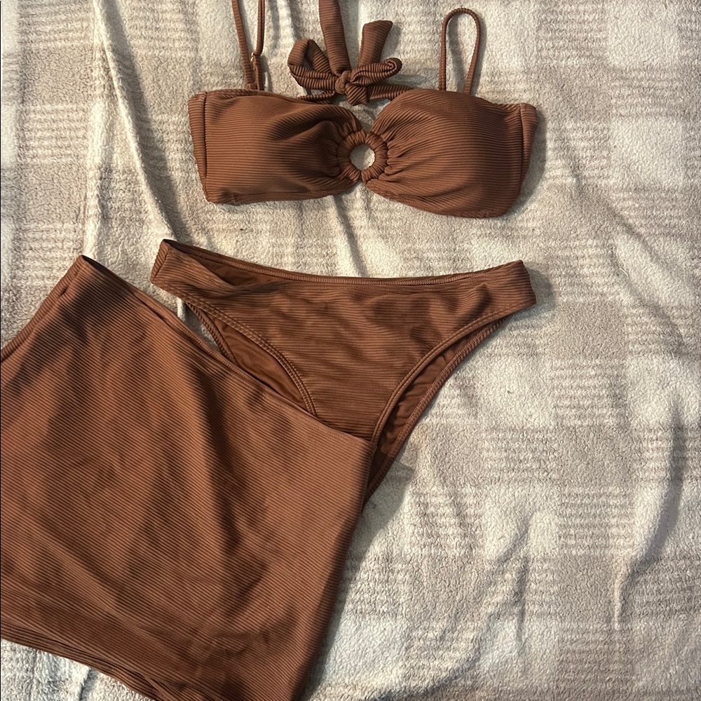 Brown Bikini Set
